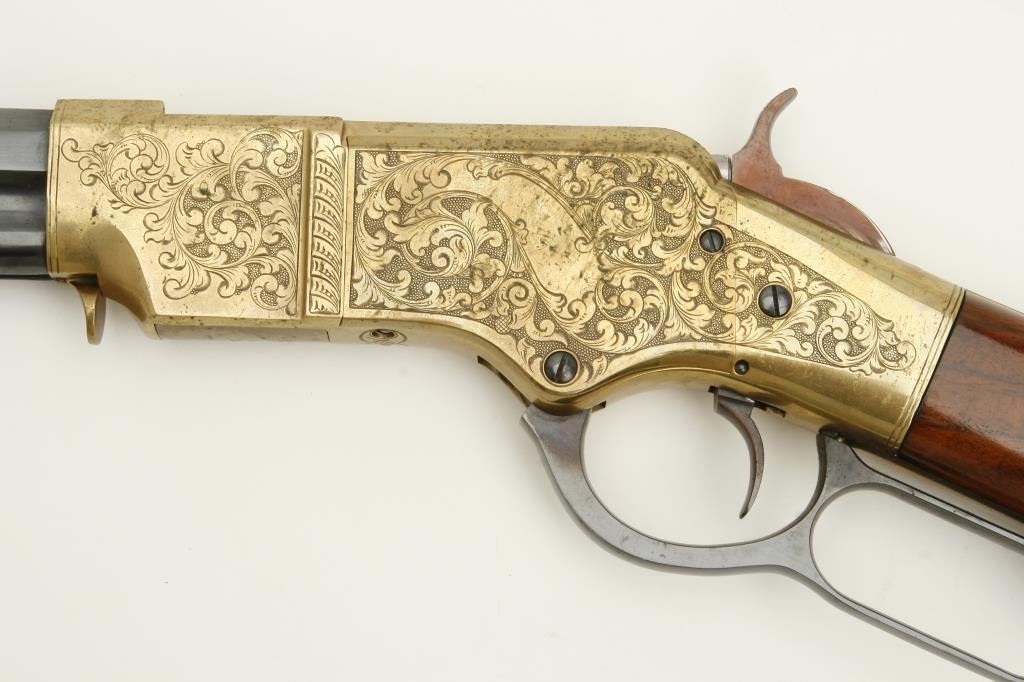 Reproduction Henry rifle by Navy Arms in .44-40