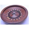Image 1 : Early 20th century traveling roulette wheel showing green