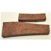 Image 1 : Aged walnut rifle stock and pistol grip blanks;