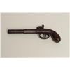 Image 2 : Unmarked American single shot percussion pistol of New