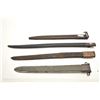 Image 2 : Lot of 4 misc. bayonet sheaths including one