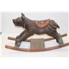 Image 2 : Rocking animal of carved wood bear. Measures 22&#8221;