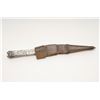 Image 1 : Silver handled dagger from North Africa with leather