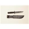 Image 2 : Camillus N.Y. Mk2 U.S.N. Knife with scabbard. Early