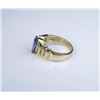 Image 2 : Stylish ladies ring set with a center MQ cut