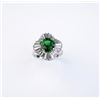 Image 3 : Dazzling ladies ring featuring an intense green Chrome