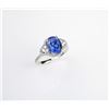Image 1 : Dazzling ladies designer ring featuring a fine Tanzanite