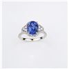 Image 6 : Dazzling ladies designer ring featuring a fine Tanzanite