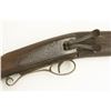 Image 2 : American O/U mule ear percussion rifle shotgun circa
