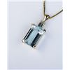 Image 3 : High quality ladies pendant featuring a fine Aquamarine