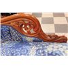 Image 4 : Antique hardwood frame &#8220;fainting&#8221; couch, approximately 6&#8217; long,