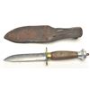 Image 3 : &#8220;A.L. Haddad&#8221; stamped custom fighting knife with 5