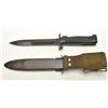 Image 2 : M1 bayonet made in Denmark with scabbard. In