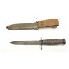 Image 1 : U.S. M-4 Vietnam era knife with scabbard and
