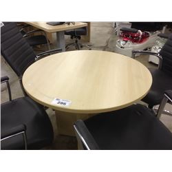 ROUND MAPLE 36  TABLE