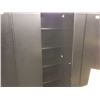 Image 2 : HERMAN MILLER MERIDIAN 6' TALL BLACK 2 DOOR STORAGE CABINET