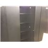 Image 2 : HERMAN MILLER MERIDIAN 6' TALL BLACK 2 DOOR STORAGE CABINET