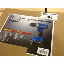 PREMIUM BRAND CORDLESS DRILL