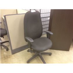 BLACK FULLY ADJUSTABLE HIGHBACK TASK CHAIR