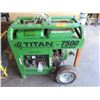 Image 1 : Titan 7500 Diesel Generator - 83 hrs on Meter - Has Keys