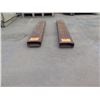 Image 2 : Pair: Forklift Fork Extensions - 50 Inches Long