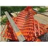 Image 2 : Contents of Pallet: Chain Link Fence Orange Safety Barrier
