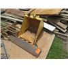 Image 2 : Yellow Bucket Attachment (Reportedly fits Komatsu PC 35)