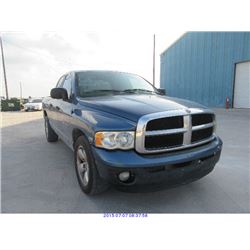 2003 - DODGE RAM//REBUILT SALVAGE