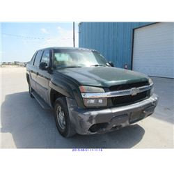 2002 - CHEVROLET AVALANCHE