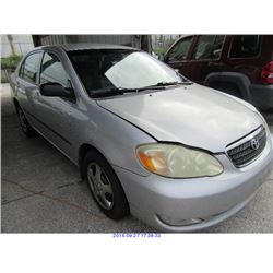 2005 - TOYOTA COROLLA
