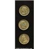 Image 1 : Gold Half Sovereigns (3),