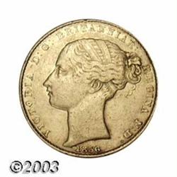 Victoria gold Sovereign 1856,