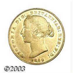 Victoria gold Sovereign 1859,