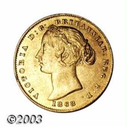 Victoria gold Sovereign 1868,