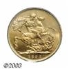 Image 2 : Victoria gold Sovereign 1892S,