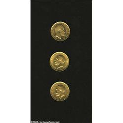 Gold Half Sovereigns,