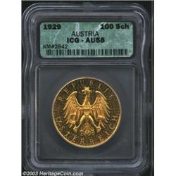 Gold 100 Schilling 1929,
