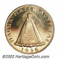 Gold 100 Schilling 1936 Maria Zell,