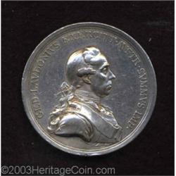 Silver medal commemorating the Austrian victory over the Turks at Belgrade in 1789,