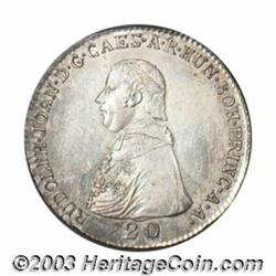 Olmutz. Archduke Rudolph Johann 20 Kreuzer 1820,