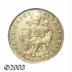 Salzburg. Gold Ducat 1747,
