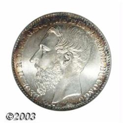Leopold II 2 Francs 1887,