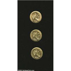 Leopold gold 20 Francs (3),