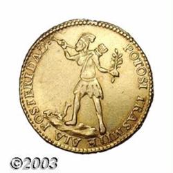 Gold Proclamation 2 Escudos (1841),