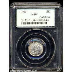 George V 10 Cents 1936,