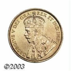 George V gold 5 Dollars 1914,