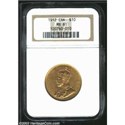 George V gold 10 Dollars 1912,