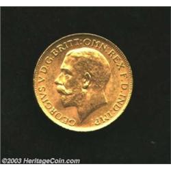 George V gold Sovereign 1917C,