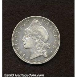 Republic 5 Francos 1891,