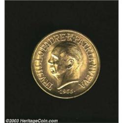 Gold 30 Pesos 1955 Trujillo,